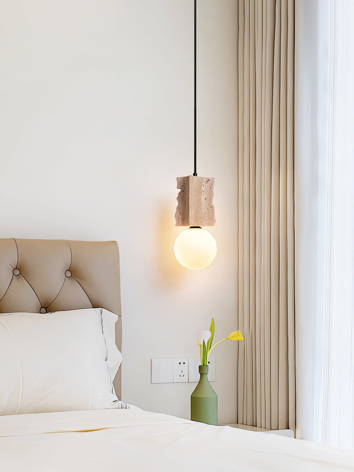 Travertine Raw Edge lampa wisząca