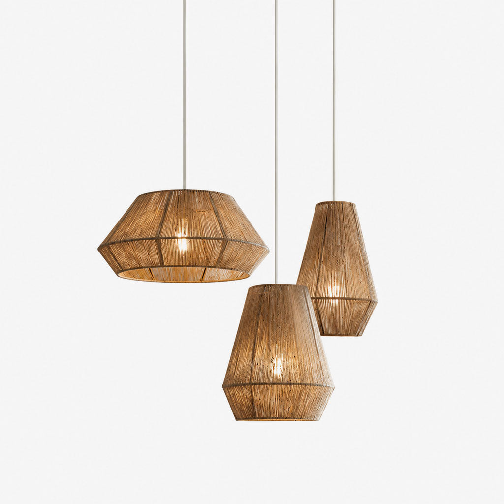 Navenwick Lampa Wisząca Z Fasetowanej Liny