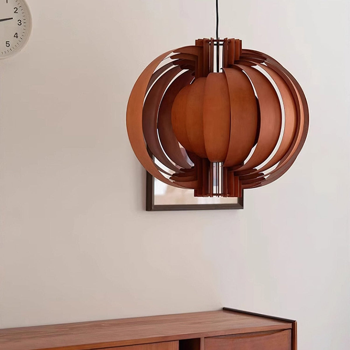 Ivraeus Premium Elegance Ring drewniana lampa wisząca