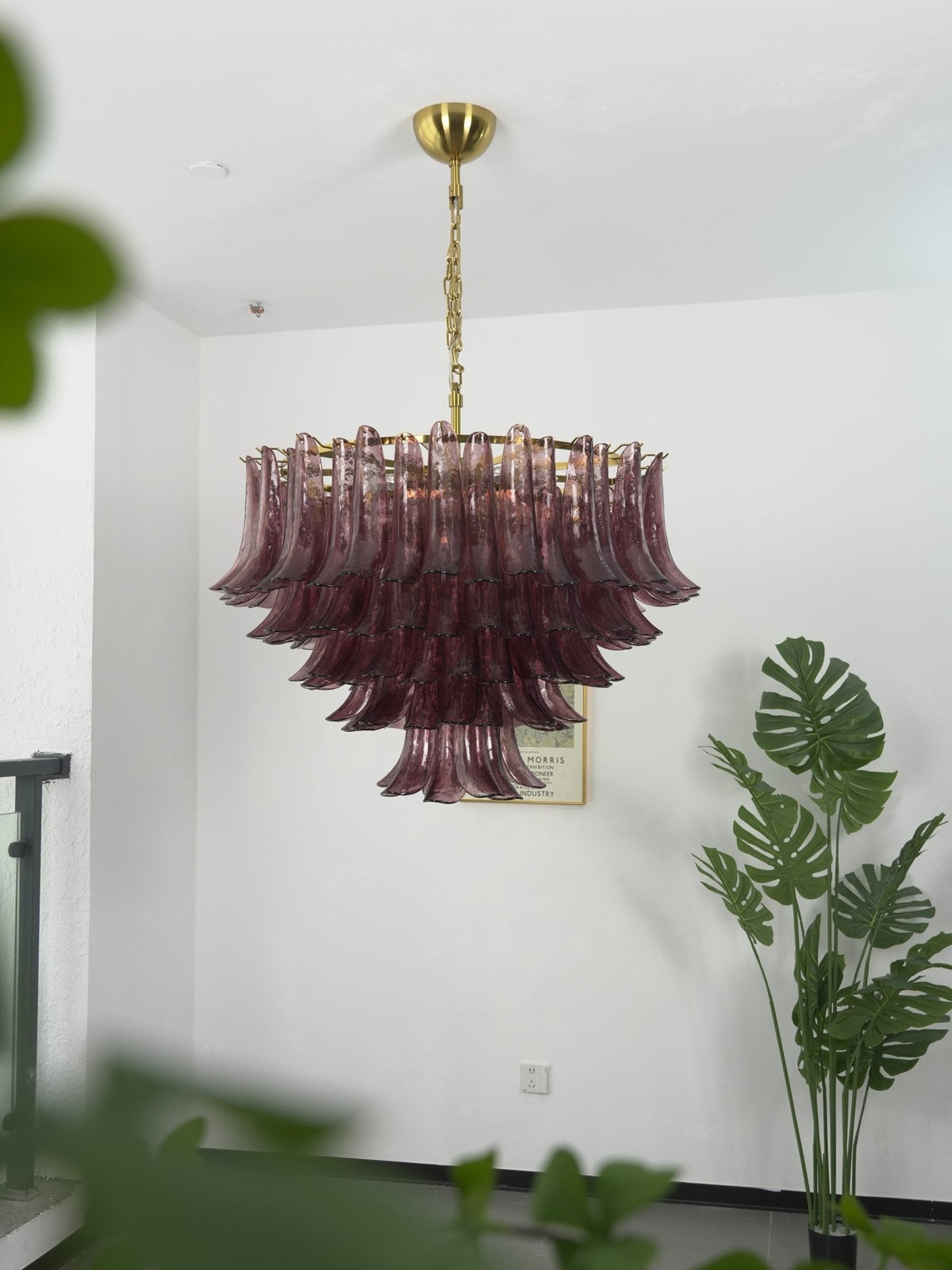 Amethyst Bloom żyrandol