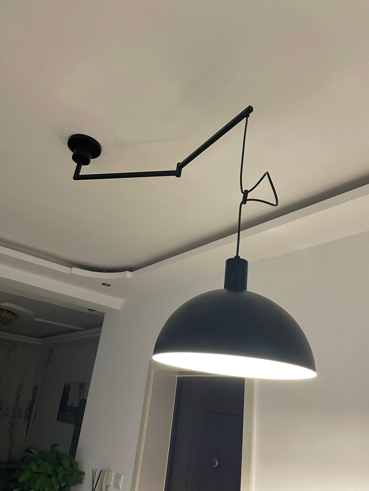 Lyshae nowoczesna minimalistyczna lampy wisząca ze szkła w stylu nordyckim