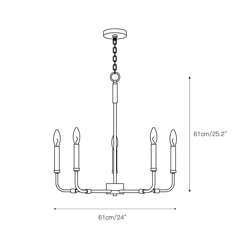Abner żyrandol