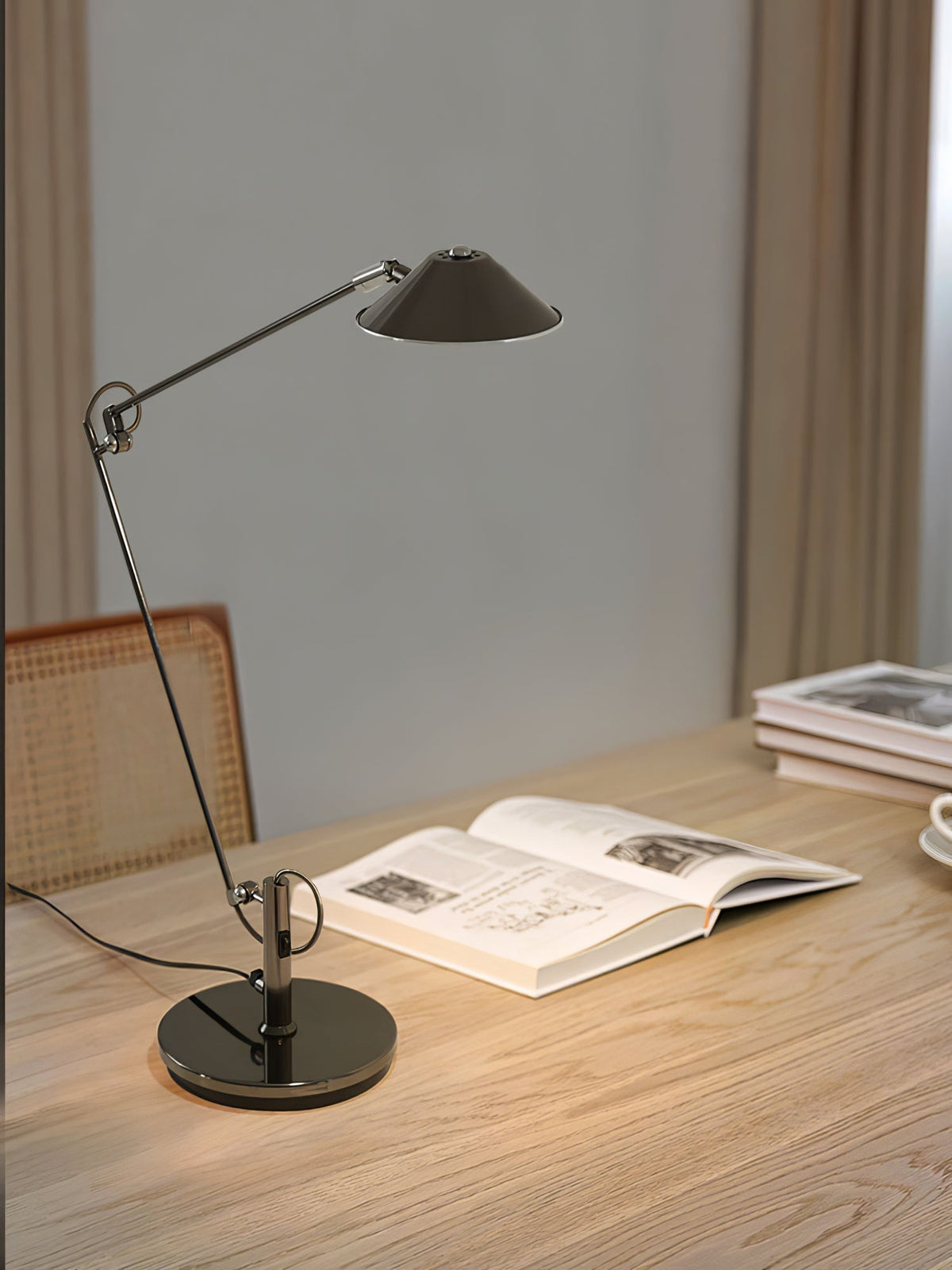 Lampa stołowa Quden Minimalistic do pracy biurowej