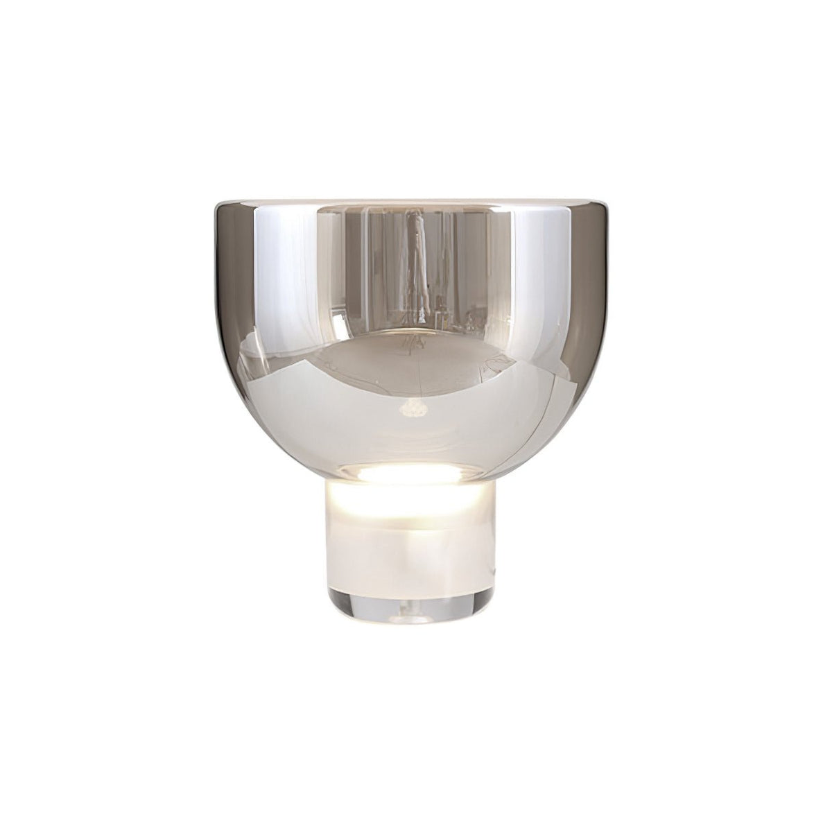 Cavm elegancka lampa stołowa ze szkła