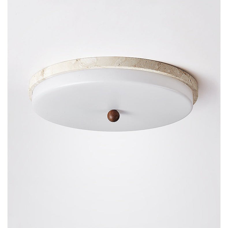 Aeon Travertine Orb lampa sufitowa