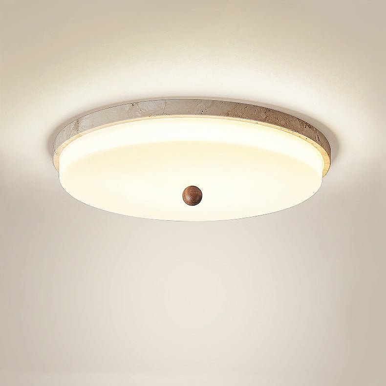 Aeon Travertine Orb lampa sufitowa