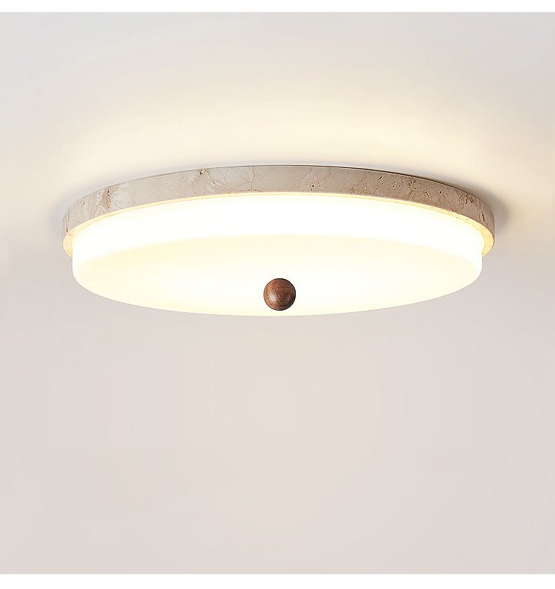 Aeon Travertine Orb lampa sufitowa
