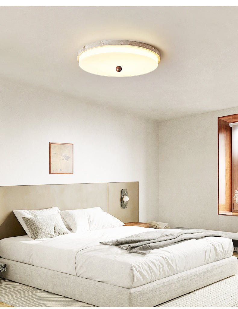 Aeon Travertine Orb lampa sufitowa