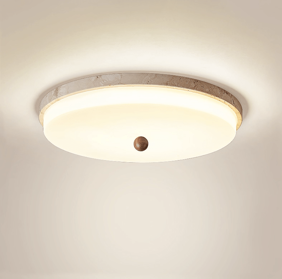 Aeon Travertine Orb lampa sufitowa