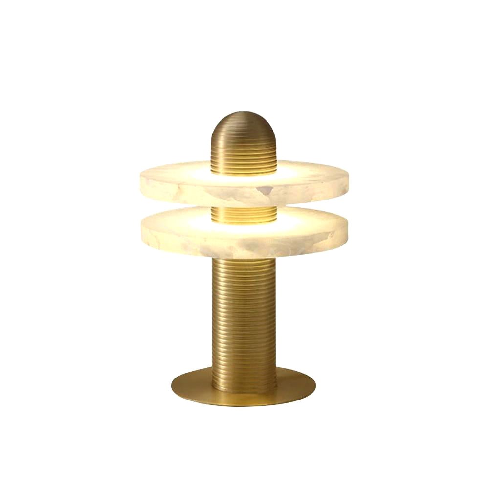 Nerio nowoczesna lampa stołowa z alabastrem