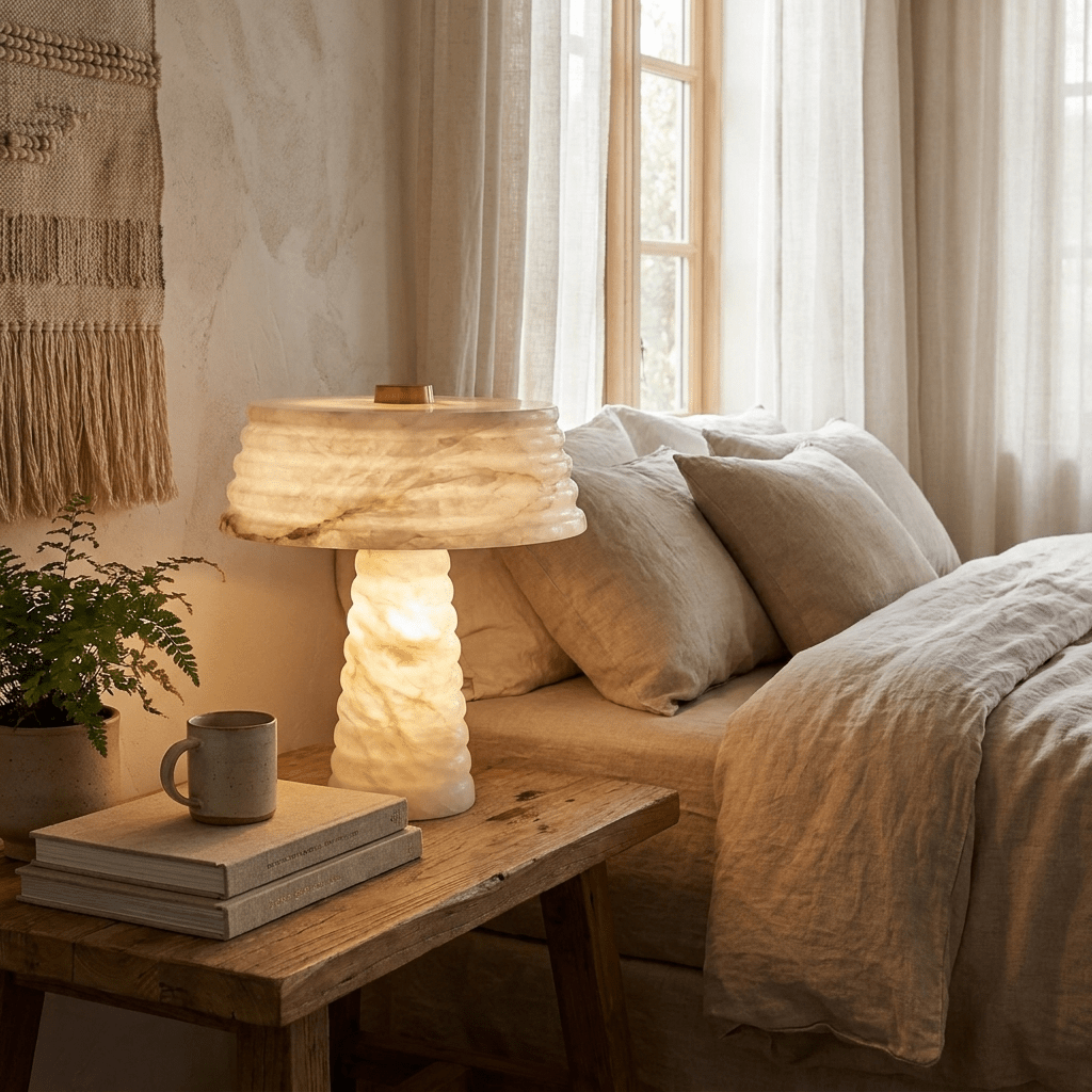 Selanelia warstwowa lampa stołowa