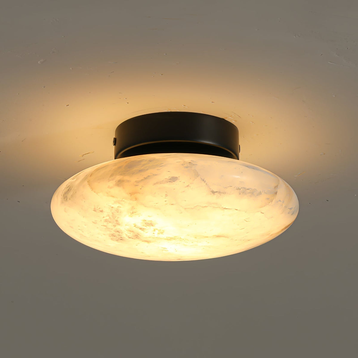 Vanorara minimalistyczna lampa sufitowa montowana bezpośrednio ze szkła alabastrowego