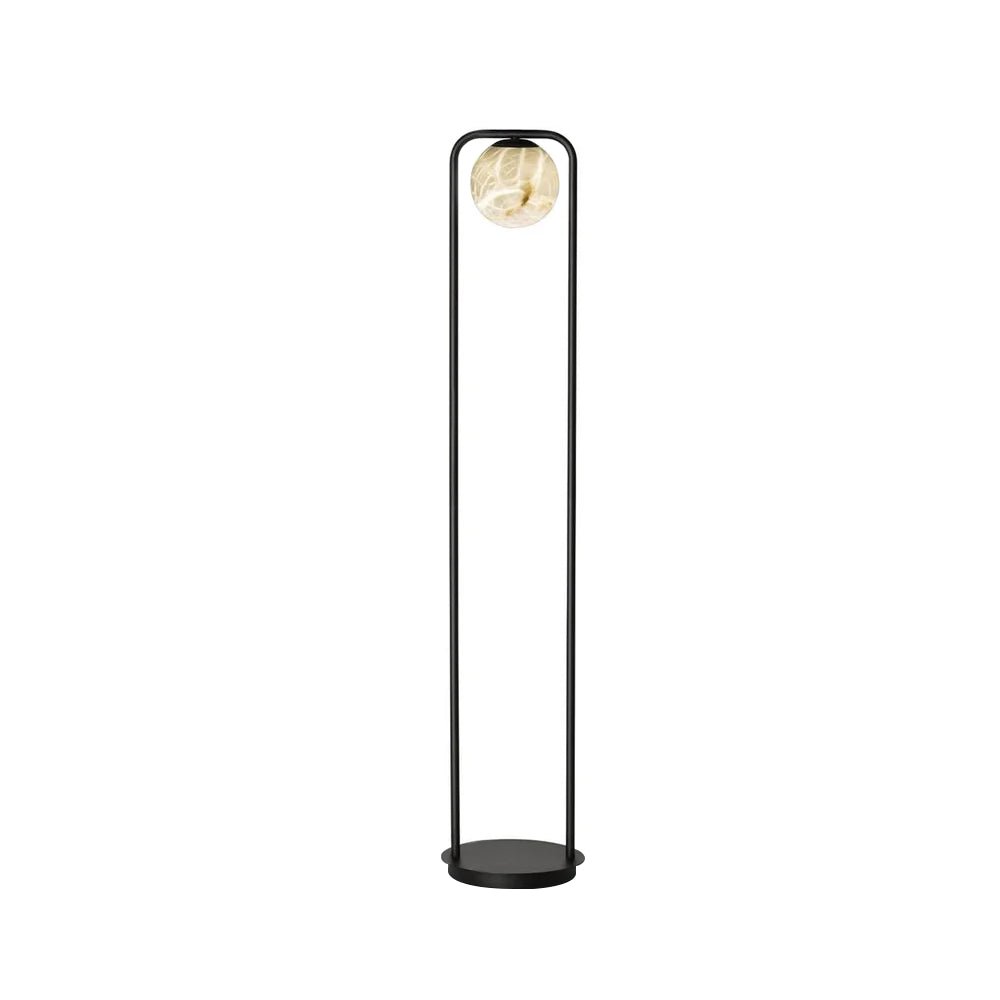 Callista minimalistyczna lampa stojąca z alabastrem