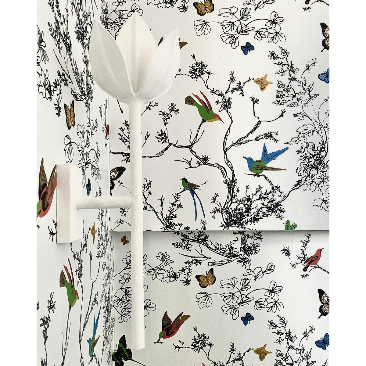Clira miedziany kinkiet Lotus Bloom