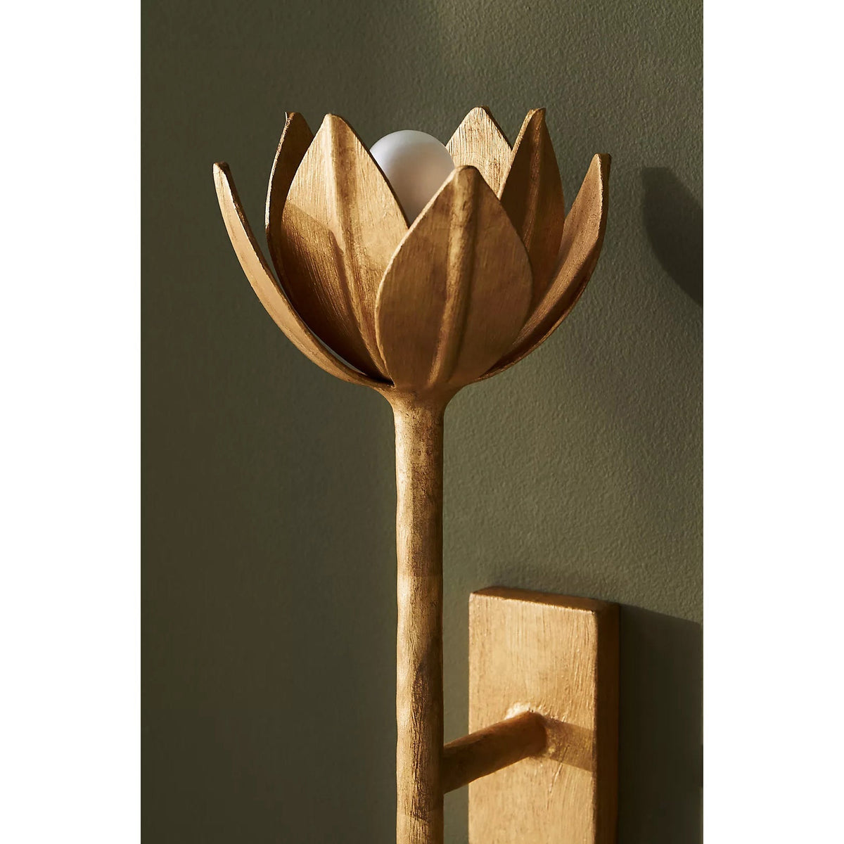 Clira miedziany kinkiet Lotus Bloom