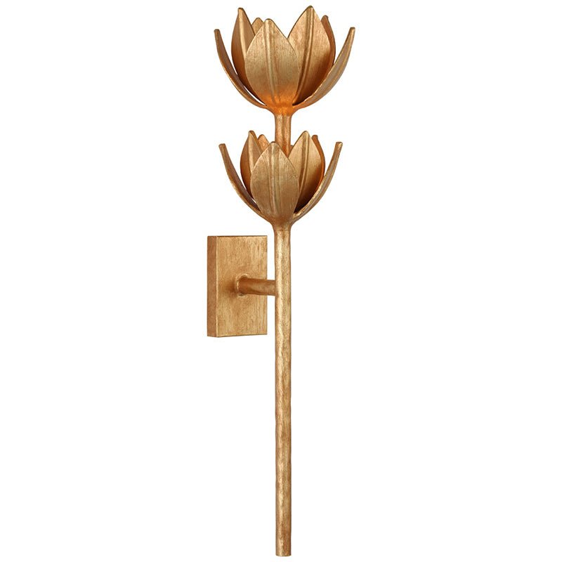 Clira miedziany kinkiet Lotus Bloom
