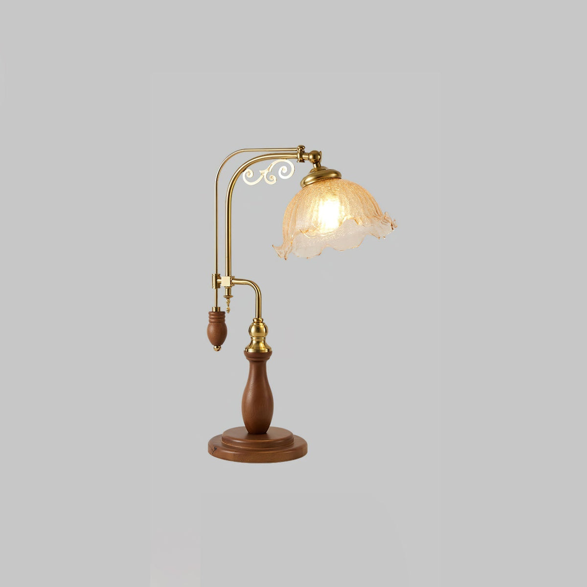 Chateau Arch Curves lampa stołowa ze szkła
