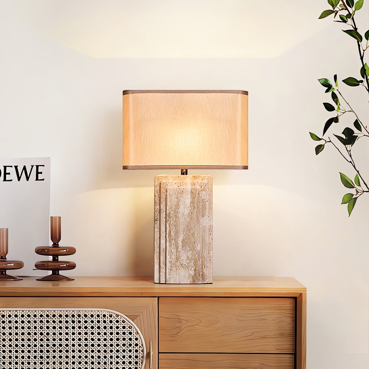 Cocare Travertine lampa stołowa