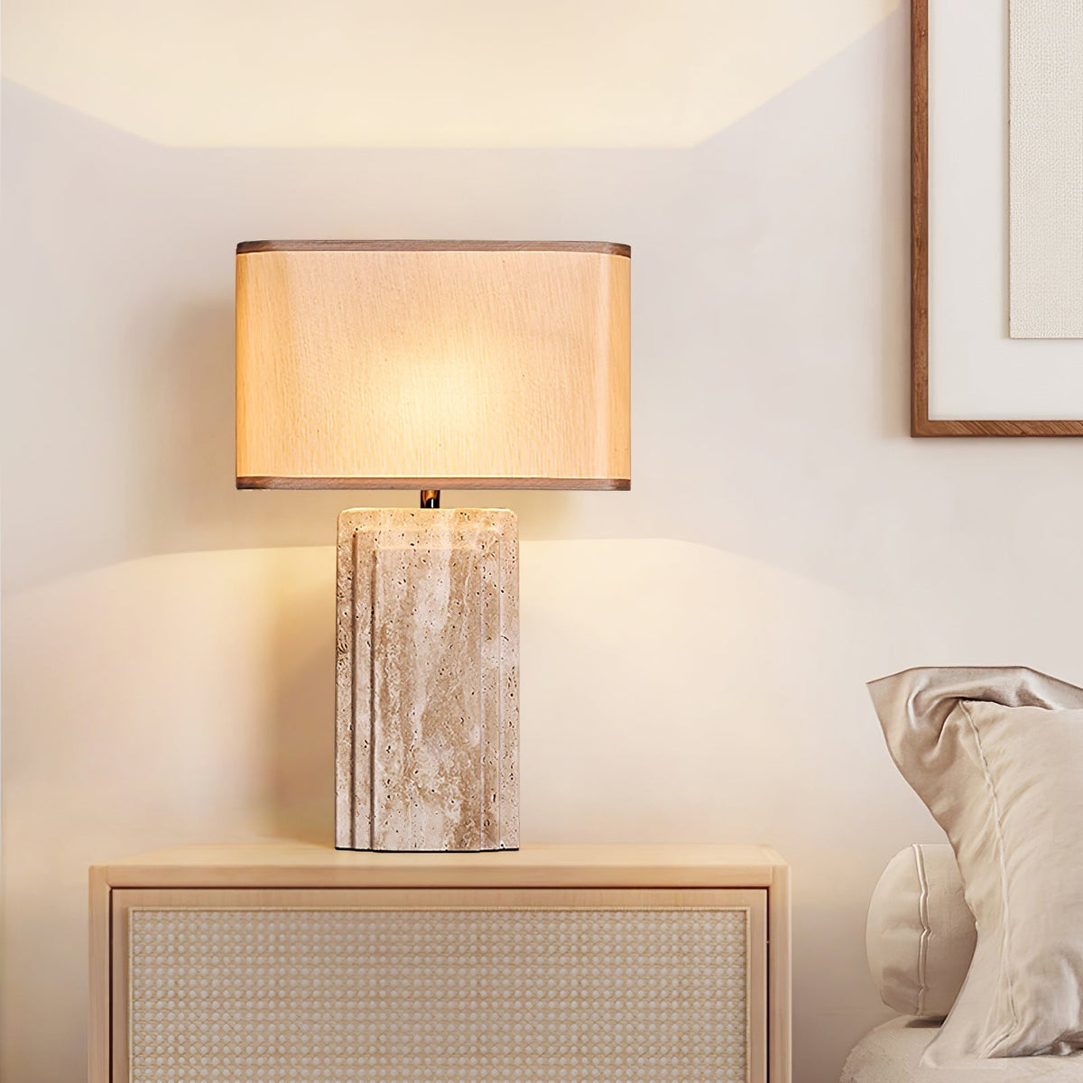 Cocare Travertine lampa stołowa