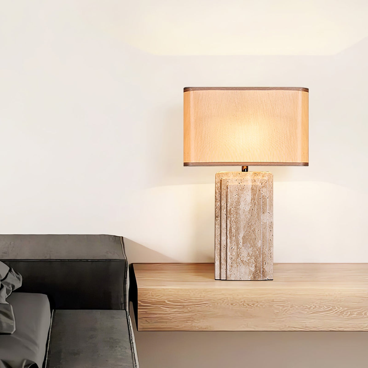 Cocare Travertine lampa stołowa