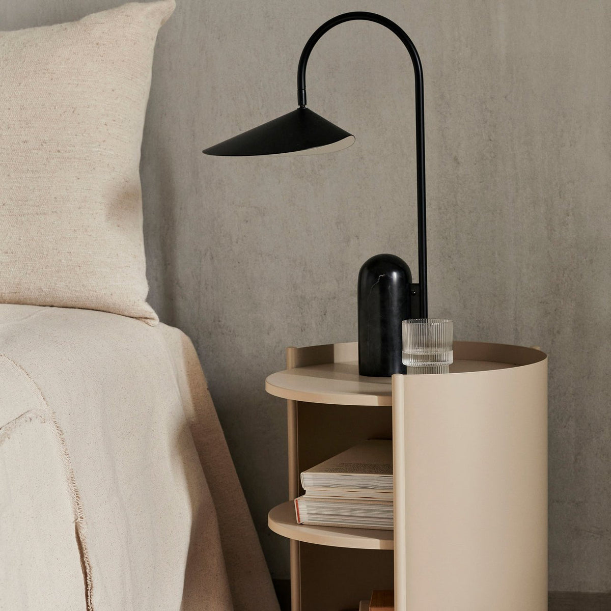 Lampa stołowa Selva Arc Leaf