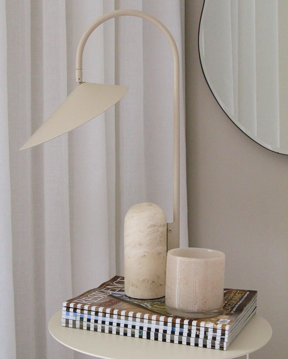 Lampa stołowa Selva Arc Leaf