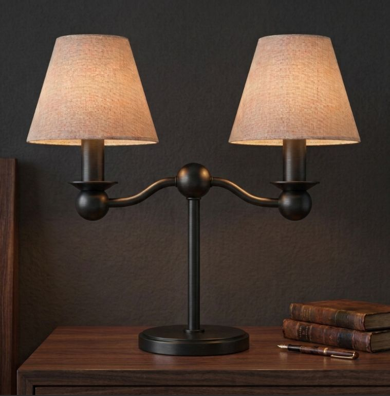 Graftwick Lampa Stołowa Z Tkaniny
