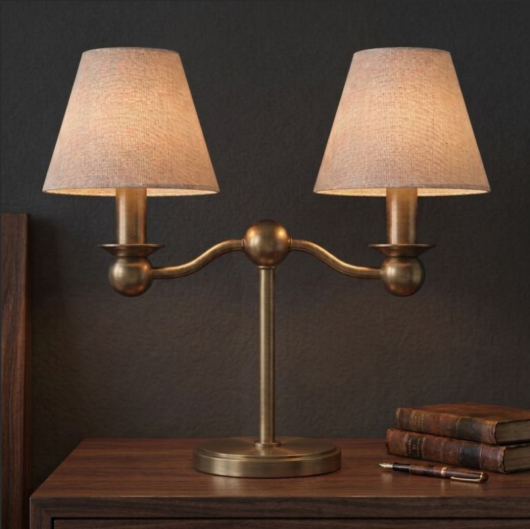Graftwick Lampa Stołowa Z Tkaniny