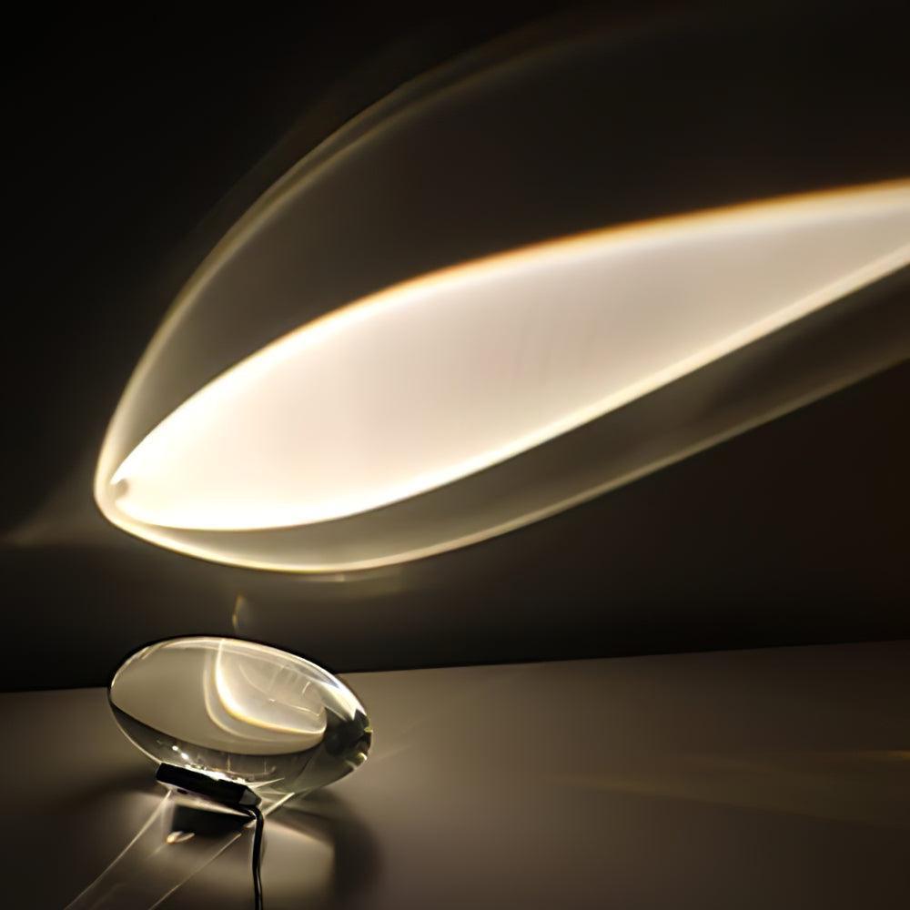 Solarece minimalistyczna lampa stołowa ze szkła