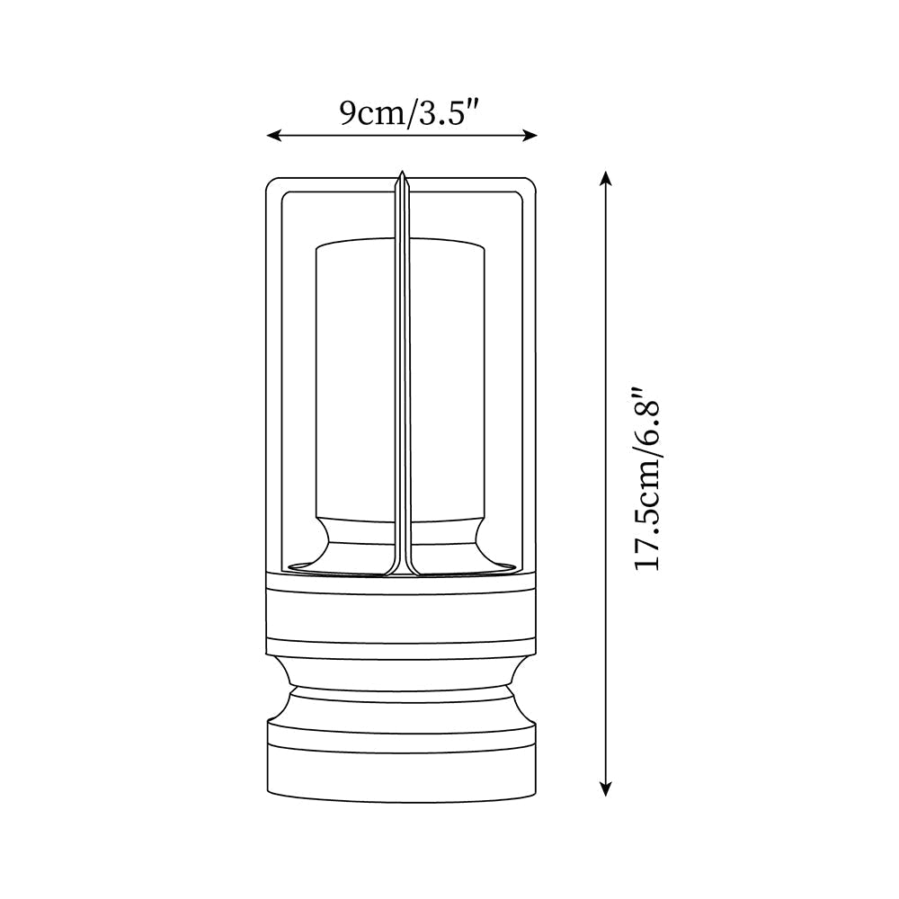 Calisina lampa stołowa (wbudowana bateria)