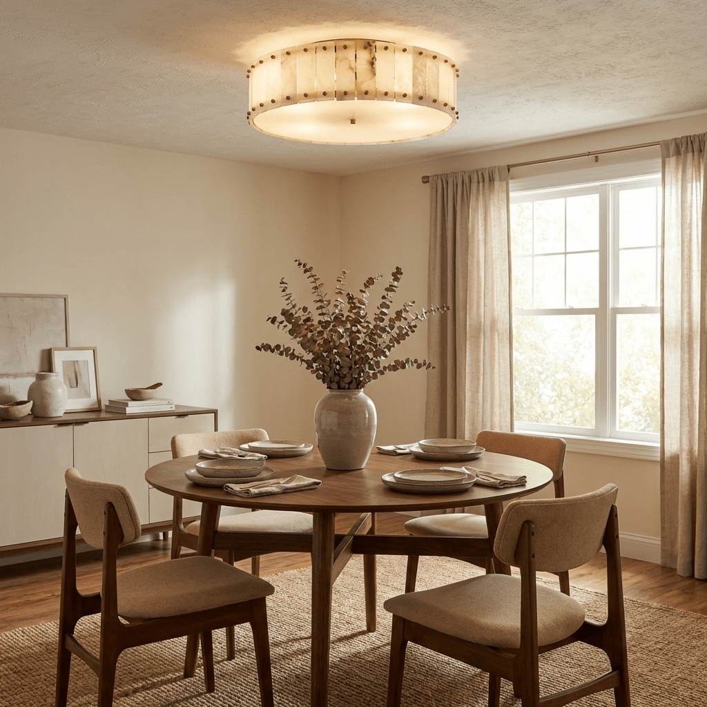 Nocten Alabaster Halo lampa sufitowa