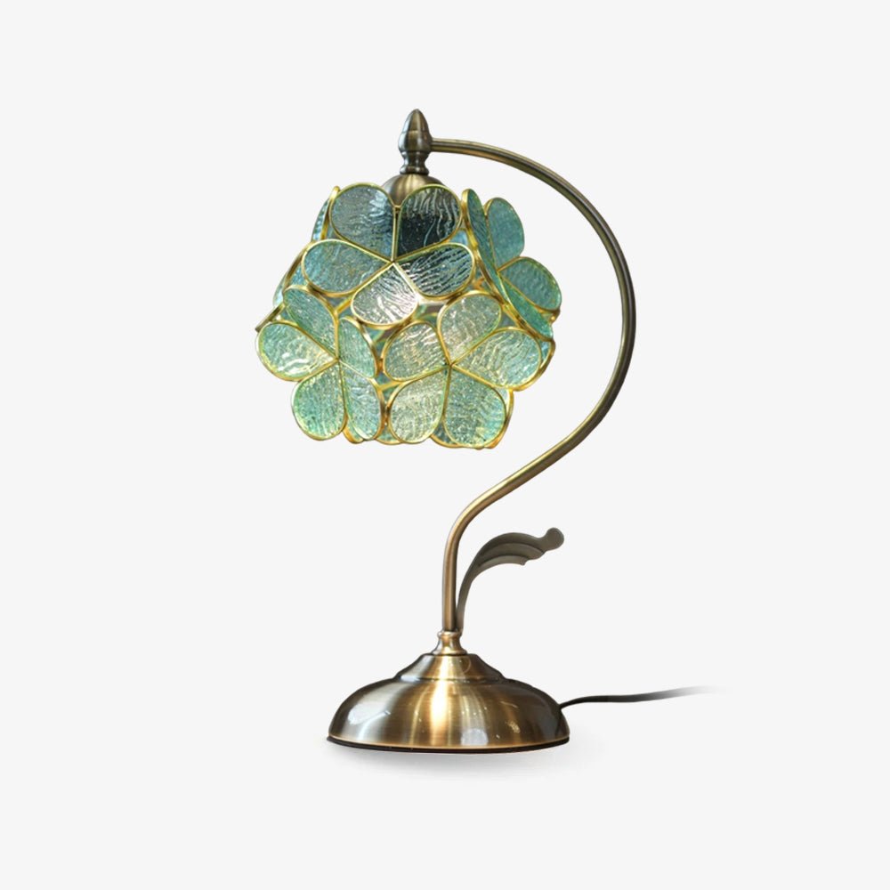 Lampa stołowa Aurelia Leaf ze szkła