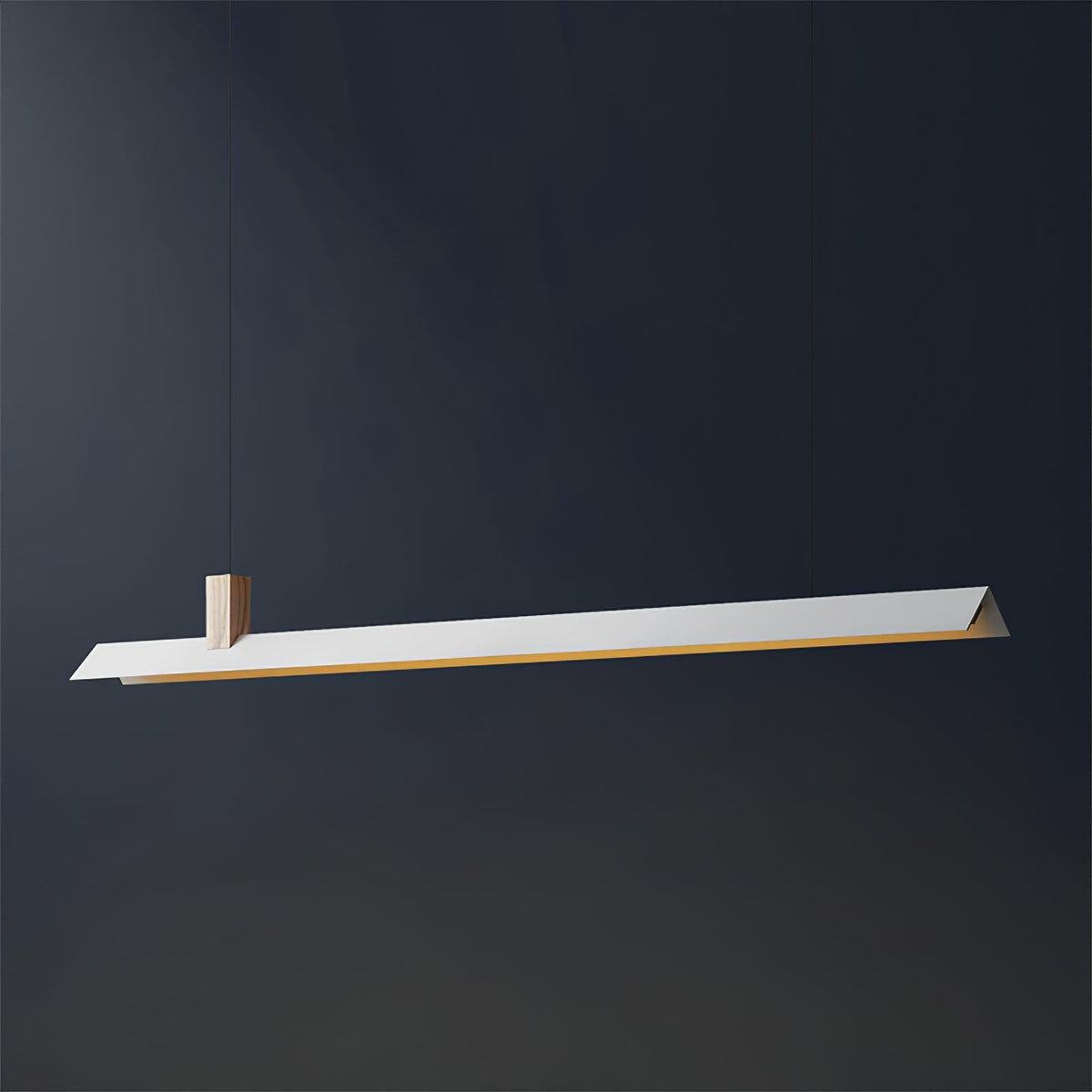 Linea minimalistyczna lampa wisząca z drewna