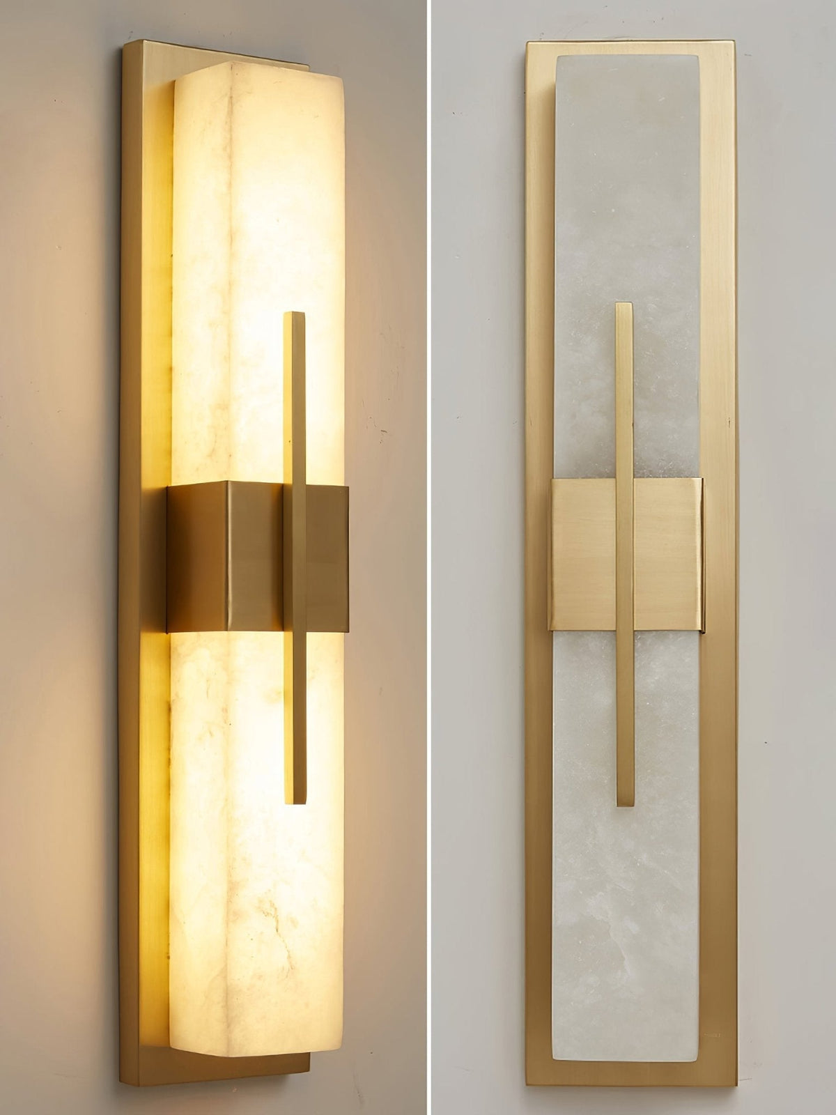 Vellmure Twin Alabaster kinkiet