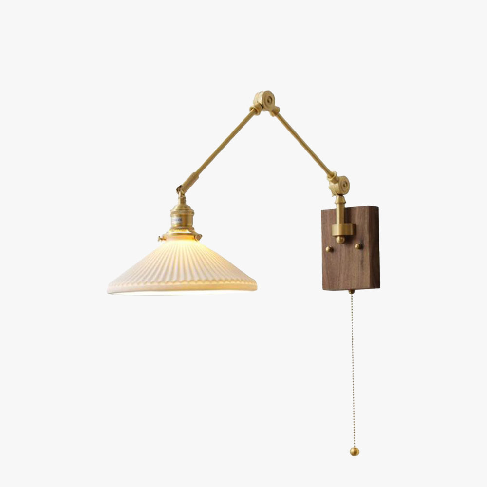 Muto lampa ścienna nowoczesna, składana i regulowana, metalowa, do pokoju studyjnego