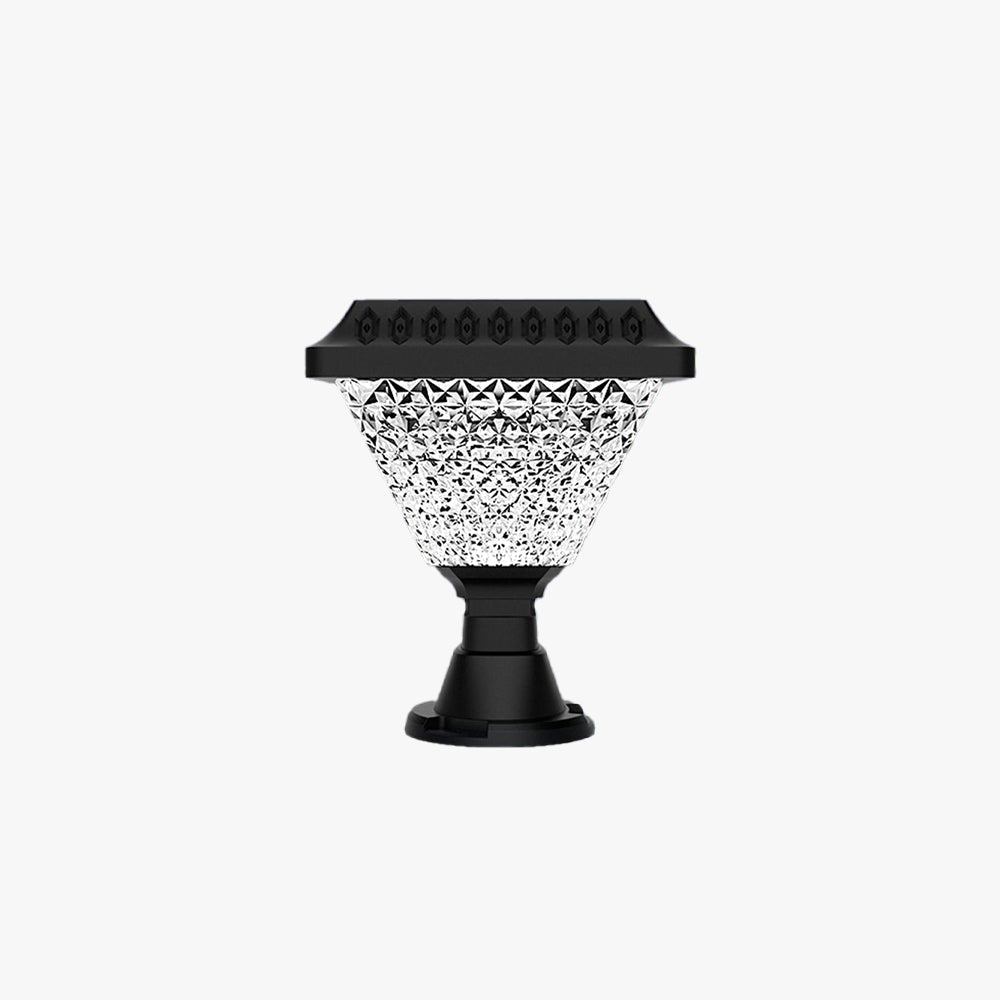 Ray nowoczesna lampa stojąca z geometrią, czarna