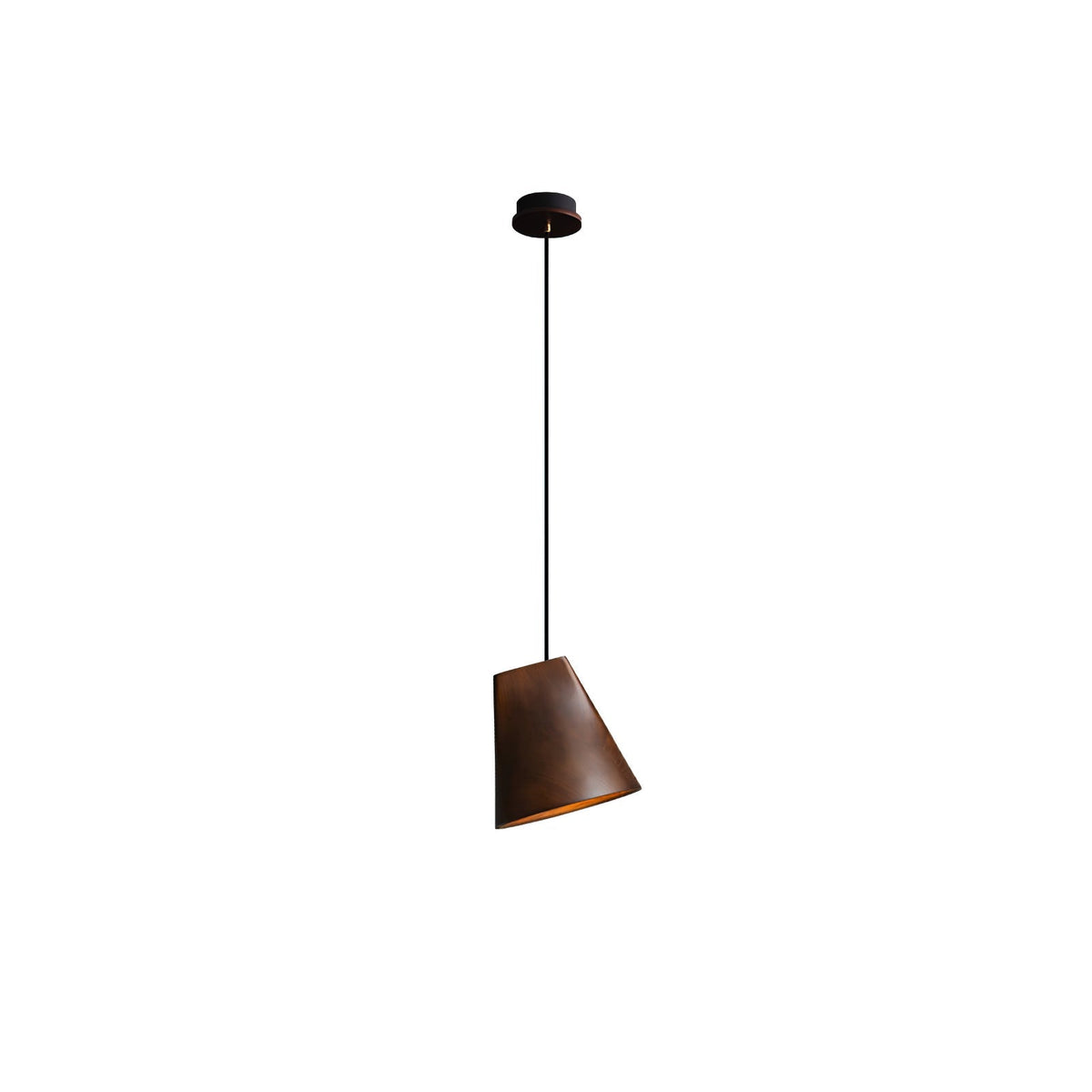 Ivarara asymetryczna drewniana lampa wisząca