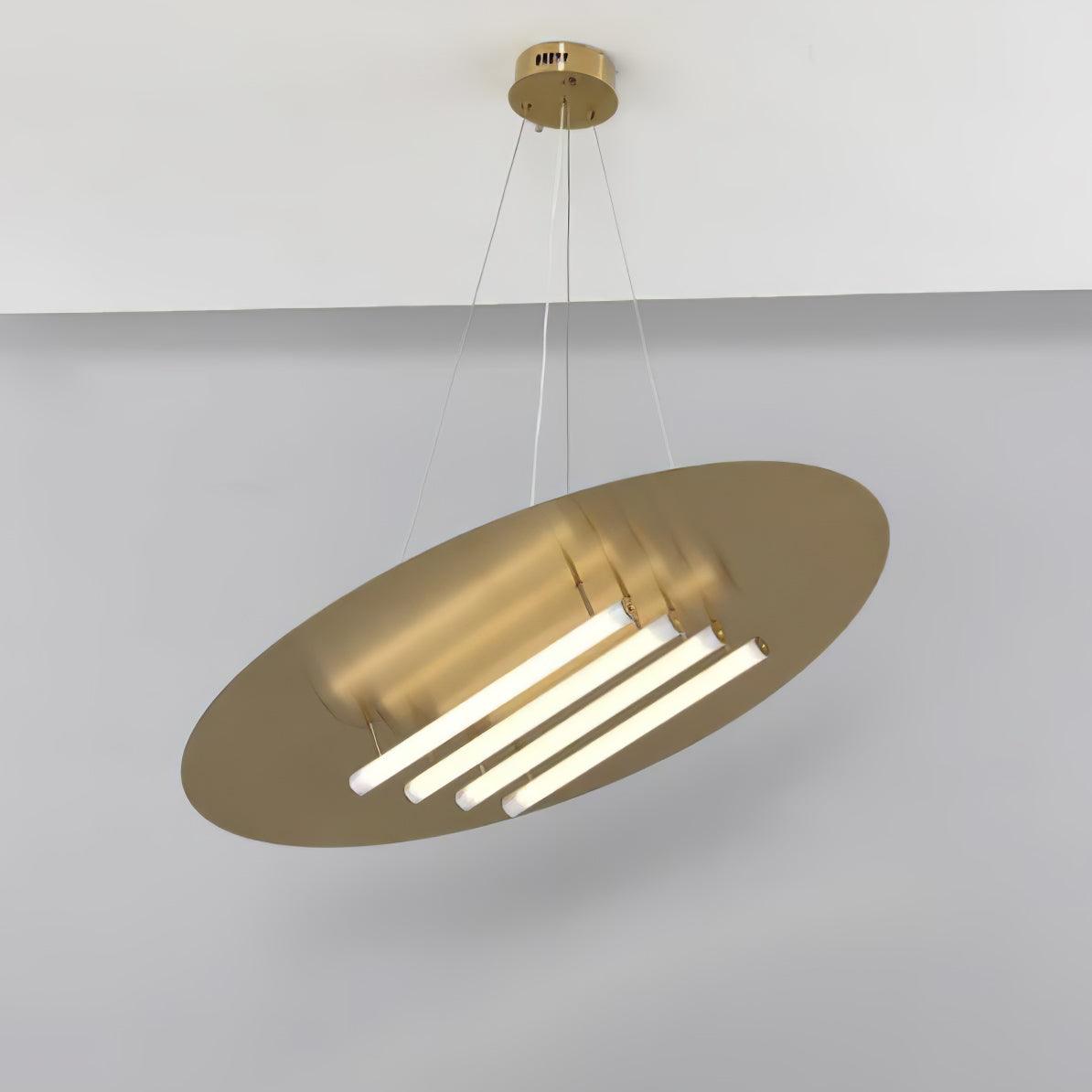 Mirueria nowoczesna lampa wisząca ze stali nierdzewnej i akrylu