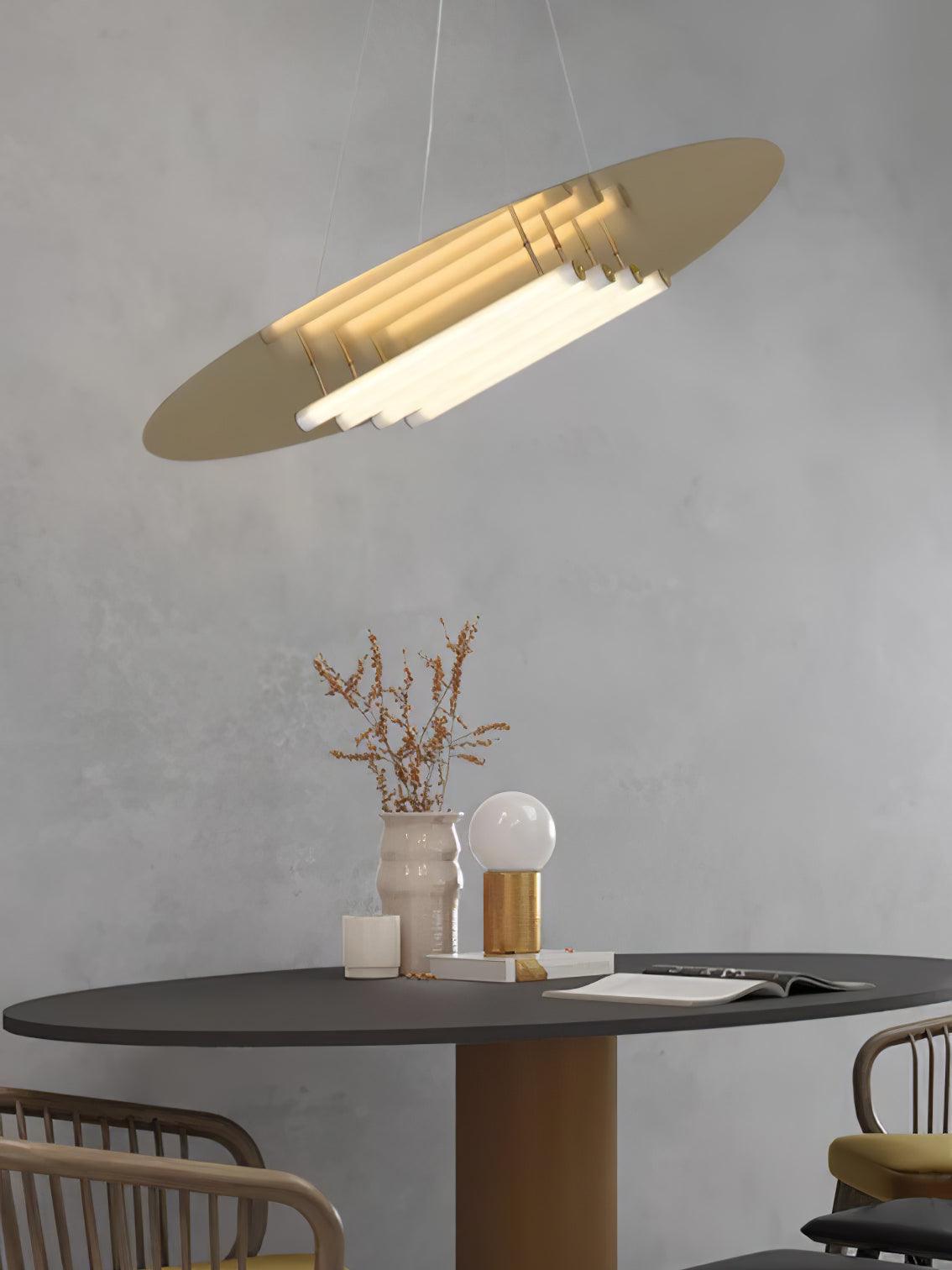 Mirueria nowoczesna lampa wisząca ze stali nierdzewnej i akrylu