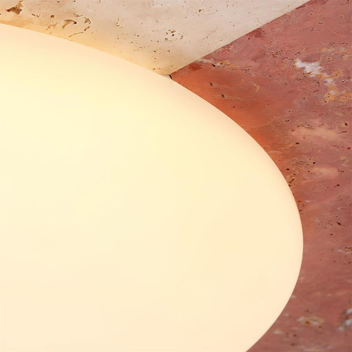 Travertine lampa sufitowa