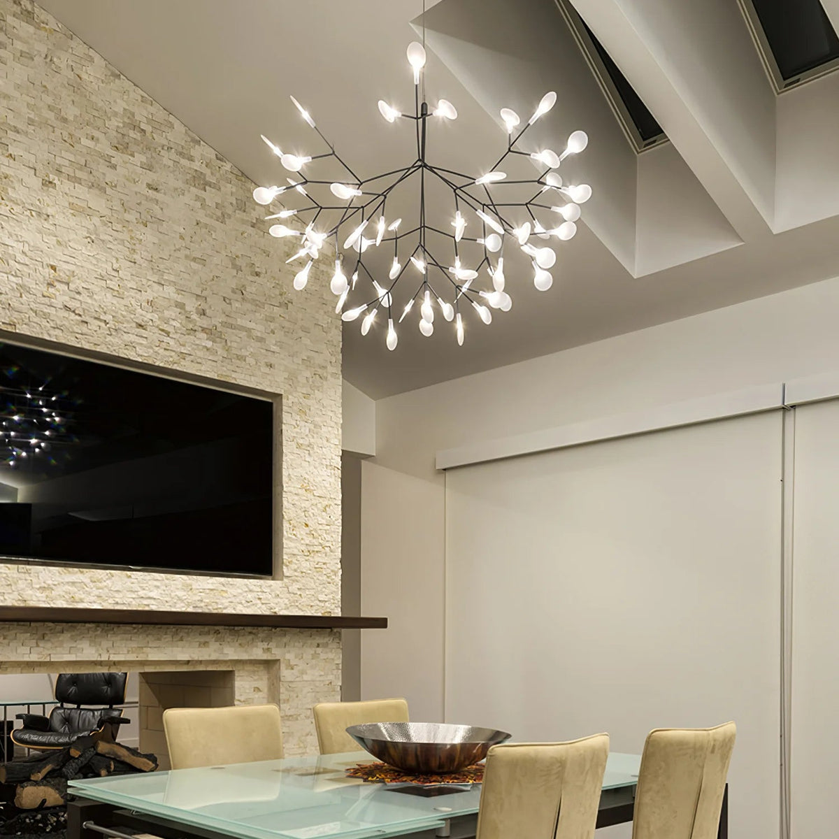 Lior żyrandol w stylu Art Deco Firefly Unikalny. Salon / Sypialnia