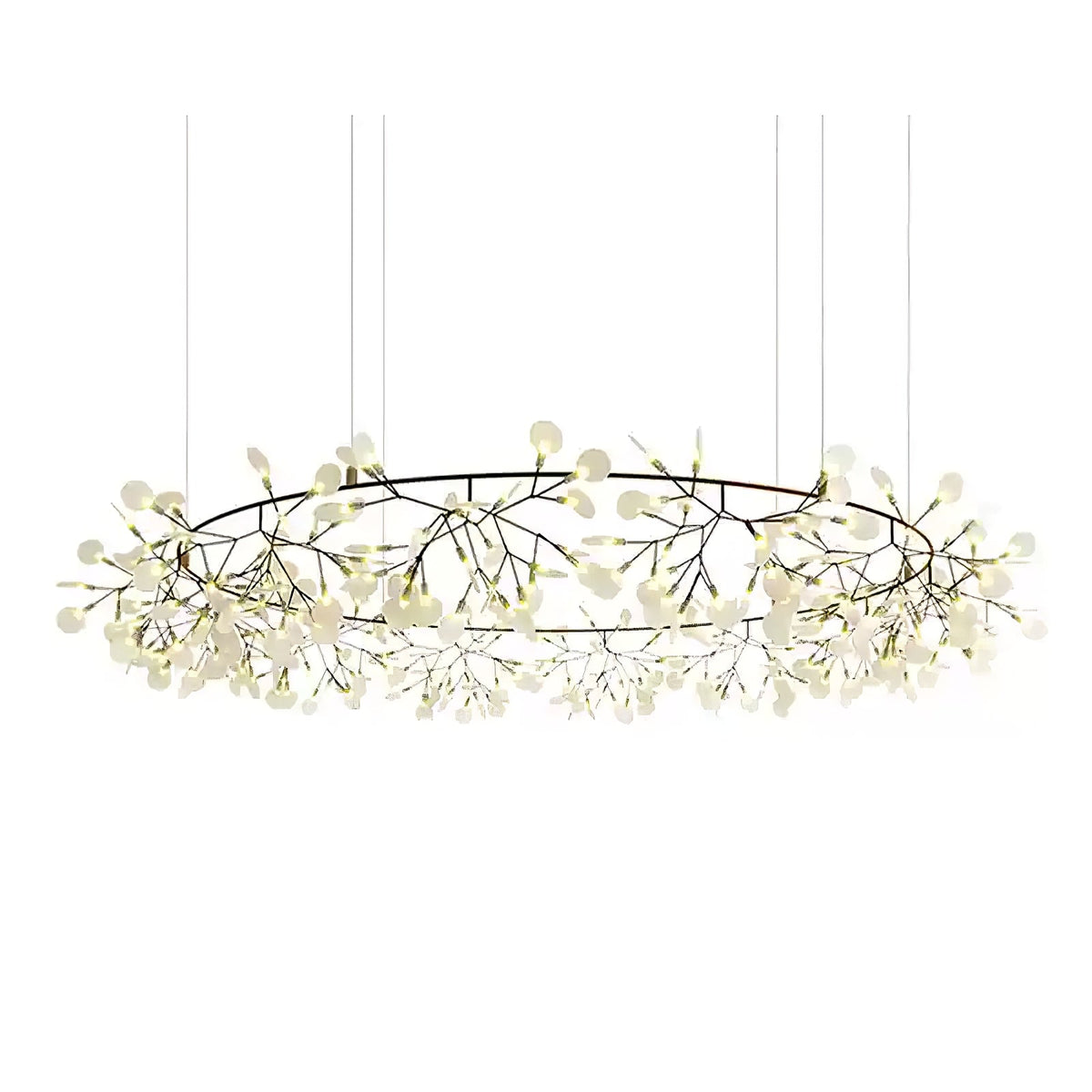 Czarny żyrandol Firefly LED