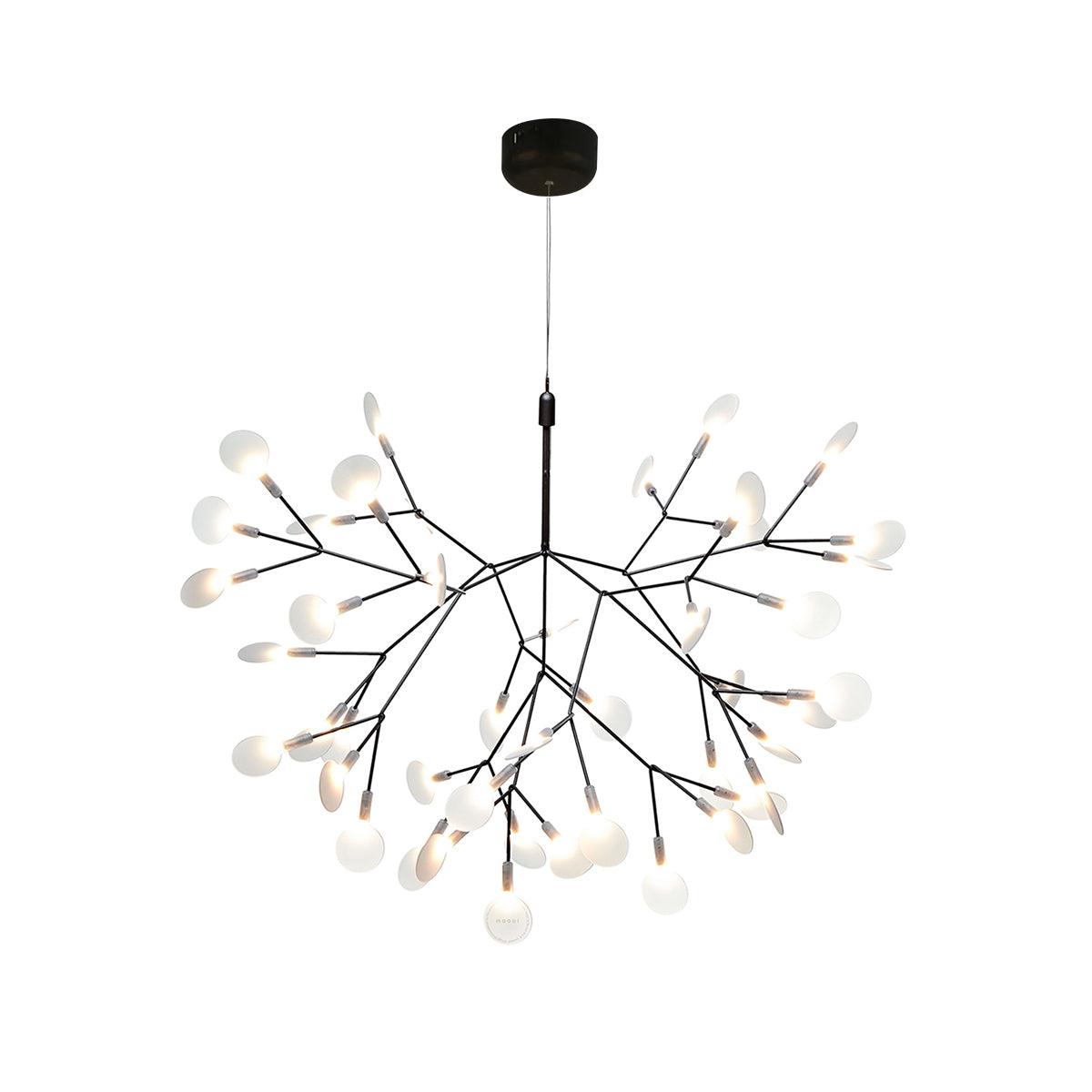 Czarny żyrandol Firefly LED