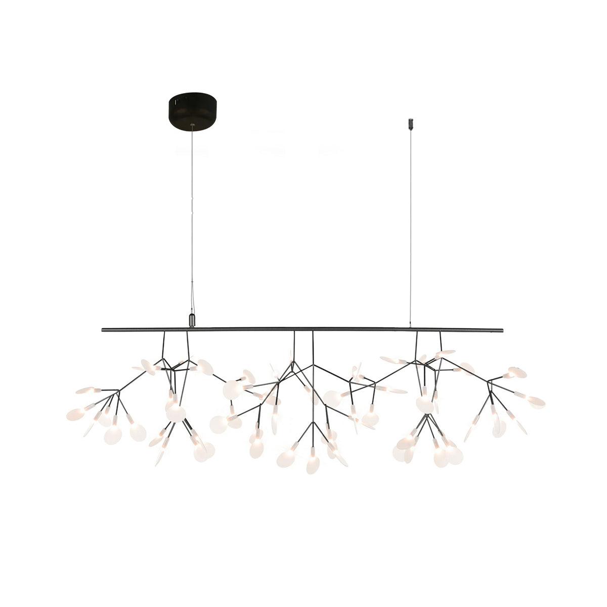 Czarny żyrandol Firefly LED