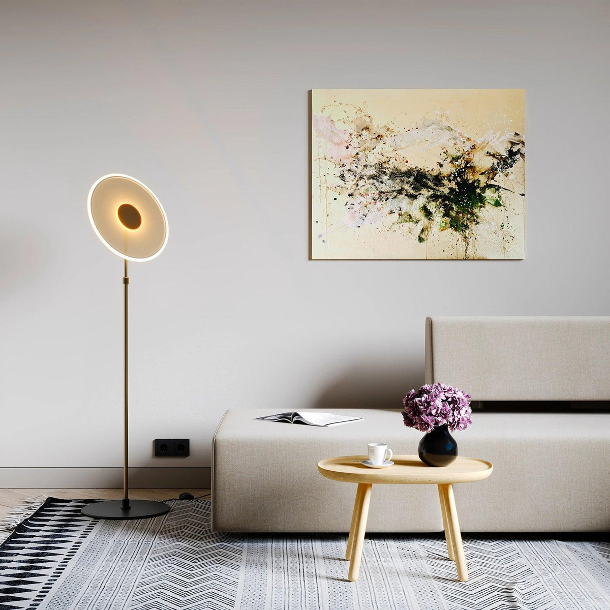 Abir minimalistyczna lampa stojąca