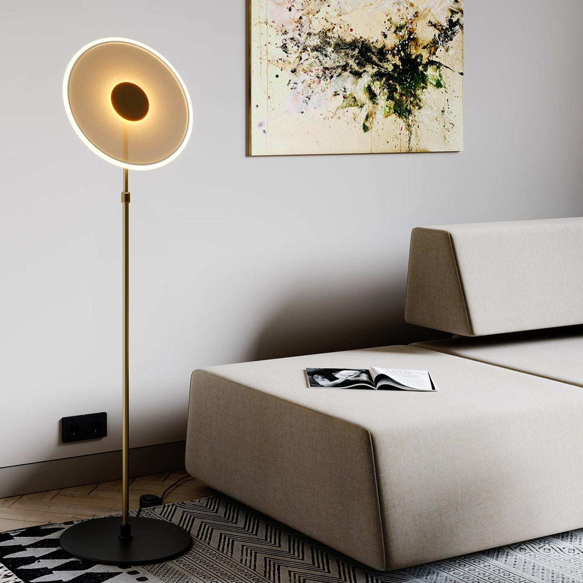 Abir minimalistyczna lampa stojąca