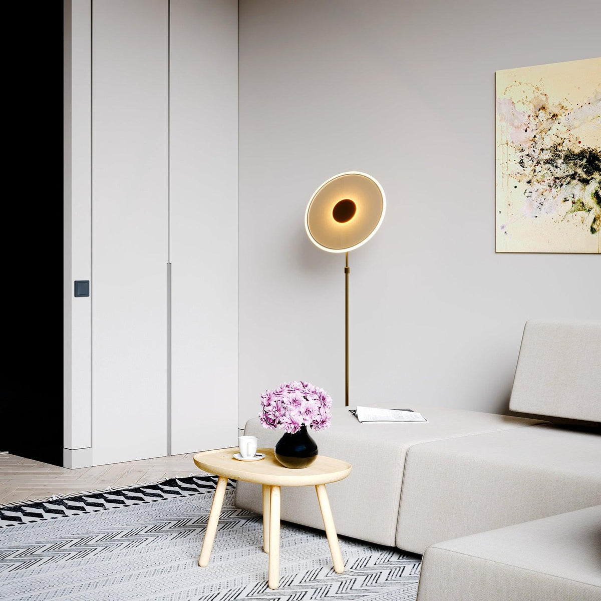 Abir minimalistyczna lampa stojąca