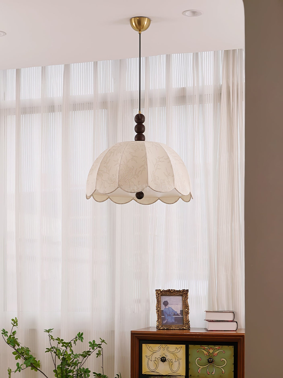 Nyd lampa wisząca z płótna