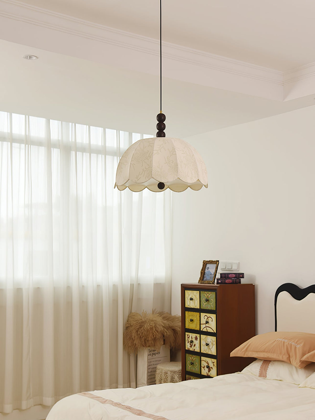 Nyd lampa wisząca z płótna