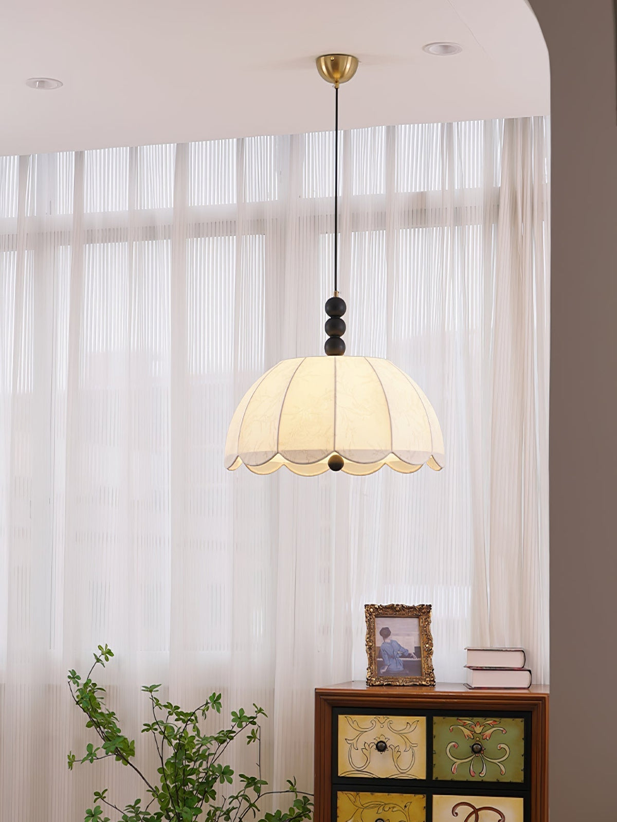 Nyd lampa wisząca z płótna